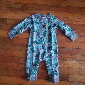 Dinosaur Print Kids Bodysuit